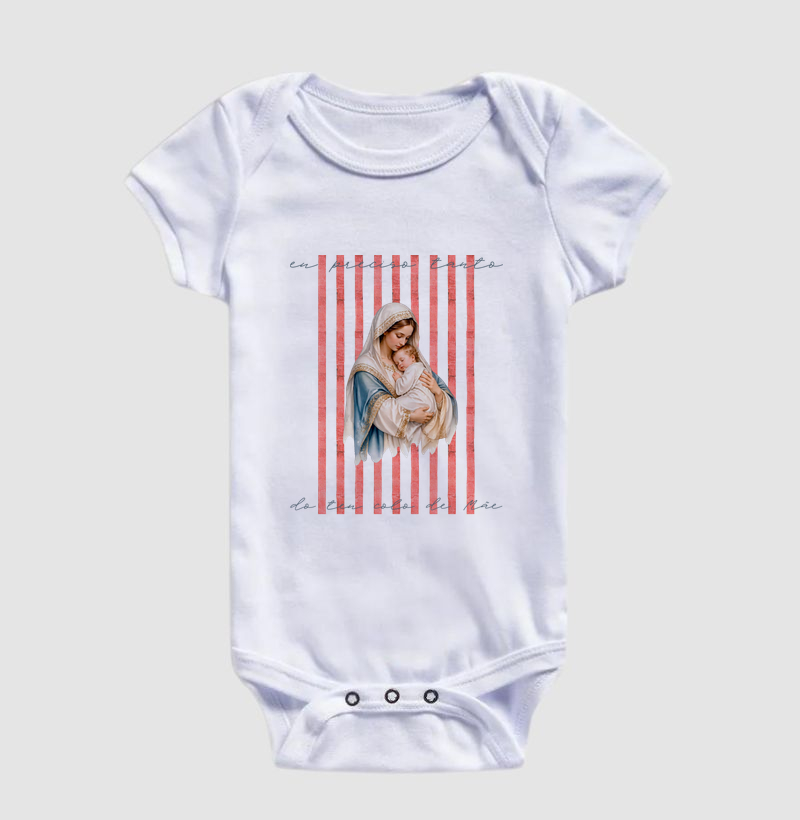 Body Infantil Eu Preciso Tanto do Teu Colo de Mãe - Imagem 3