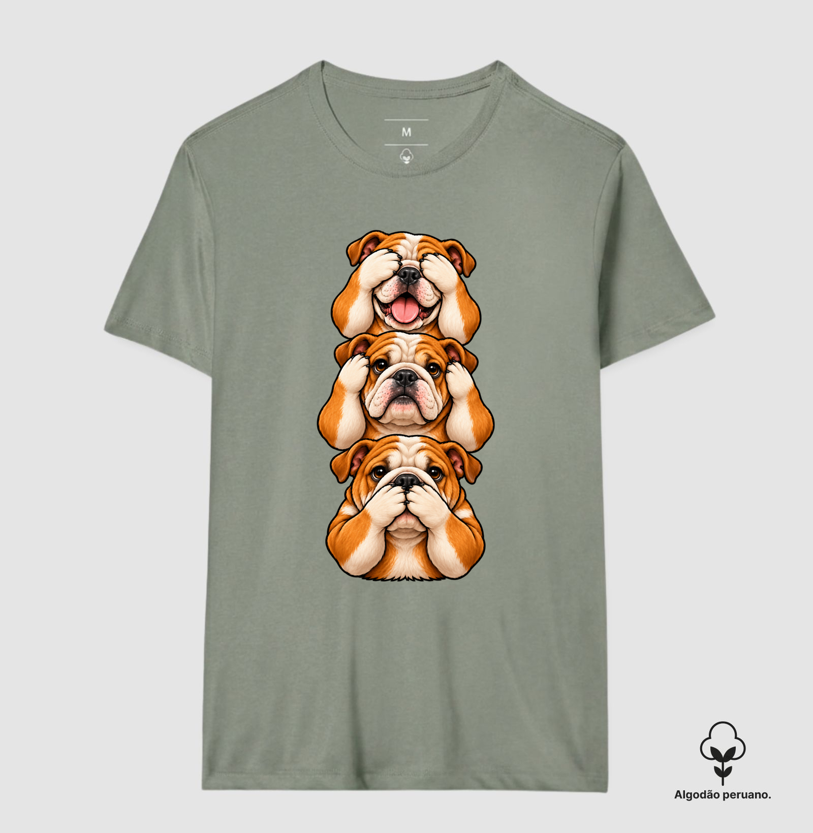 Ver, Ouvir e Falar versão Bulldog (minimal) - Imagem 8