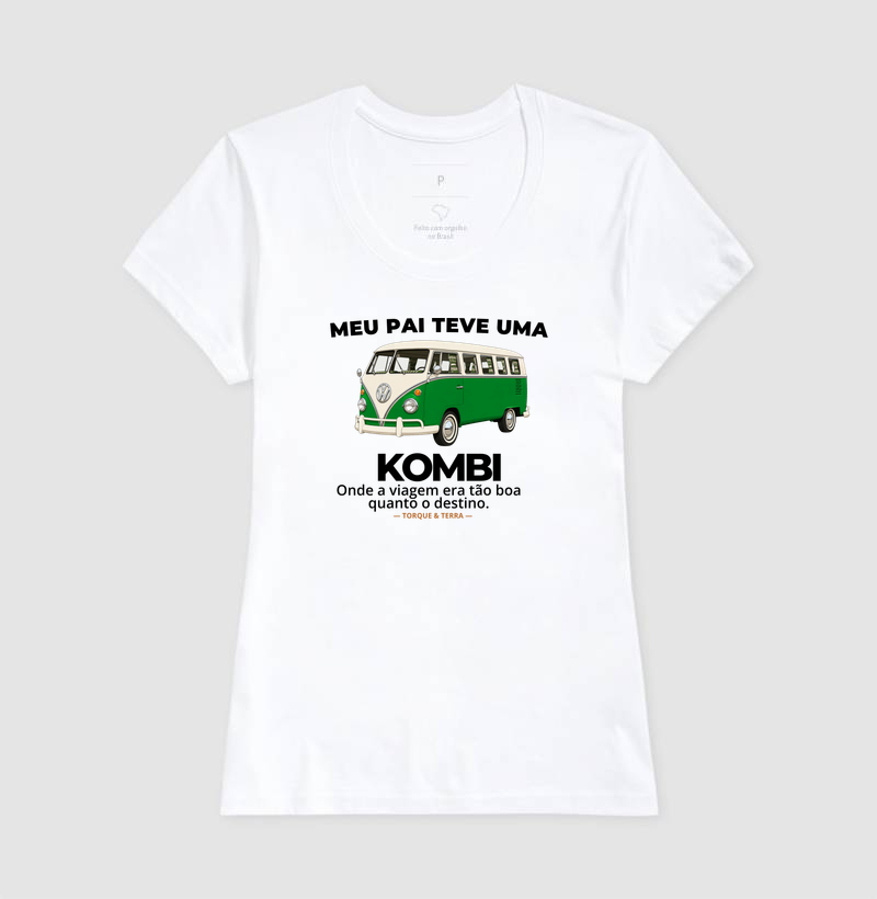 Meu pai teve uma - KOMBI - verde com off-white - Imagem 5