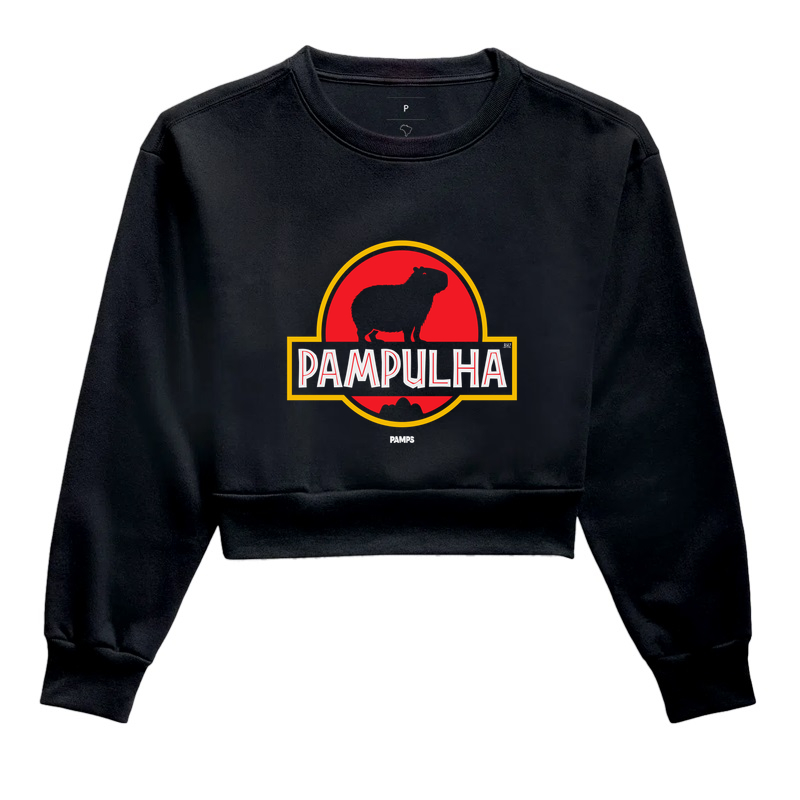 MOLETOM CROPPED JURASSIC PAMPS - Imagem 2