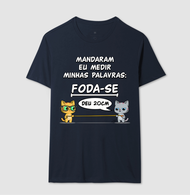 Camiseta Gato Sincero Medir Palavras - Imagem 6