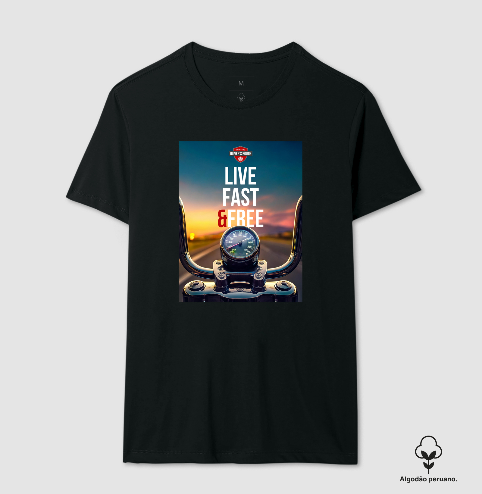 Live Fast & Free Edição Especial em Algodão Peruano - Imagem 4