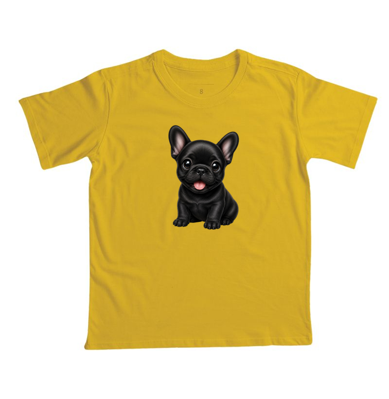 Bulldog (Buldogue) Francês Preto - Desenho Animado - Imagem 4