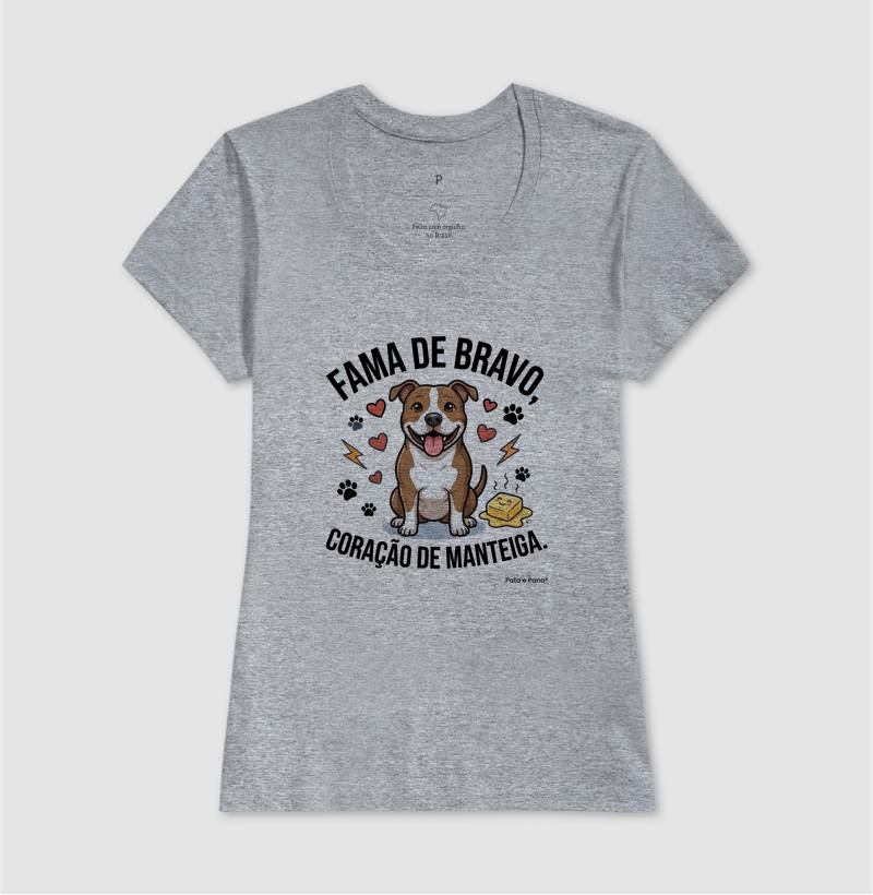 CAMISETA PITBULL FAMA DE BRAVO - Imagem 9