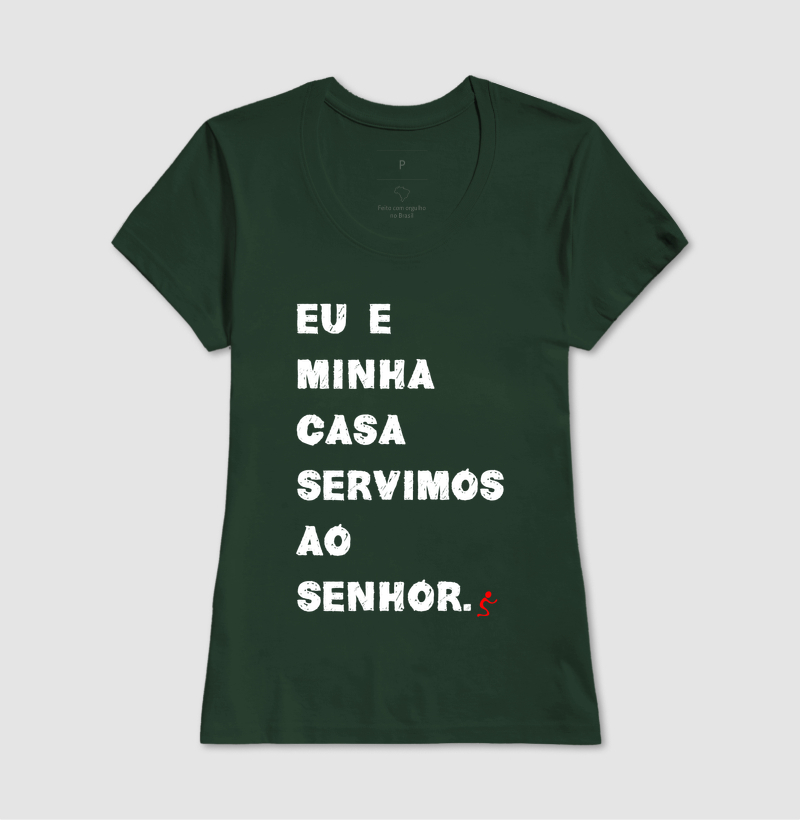 Camiseta Cristã Eu e Minha Casa Serviremos ao Senhor - Imagem 13