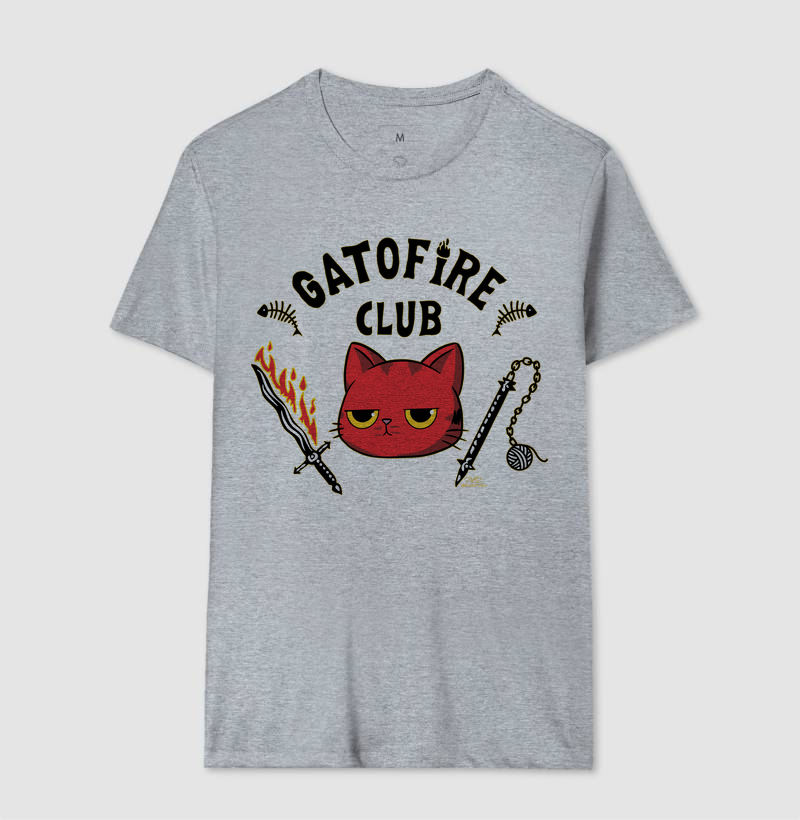 Camiseta Gato Sincero GatoFire Club - Imagem 8