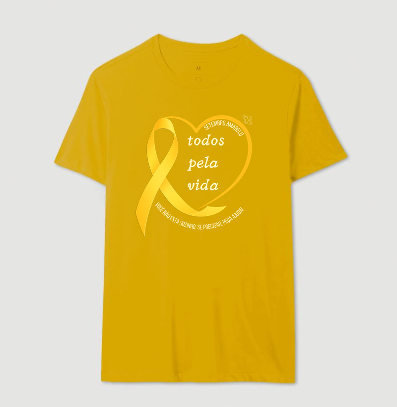 Camiseta - Setembro Amarelo - TODOS PELA VIDA - Imagem 5