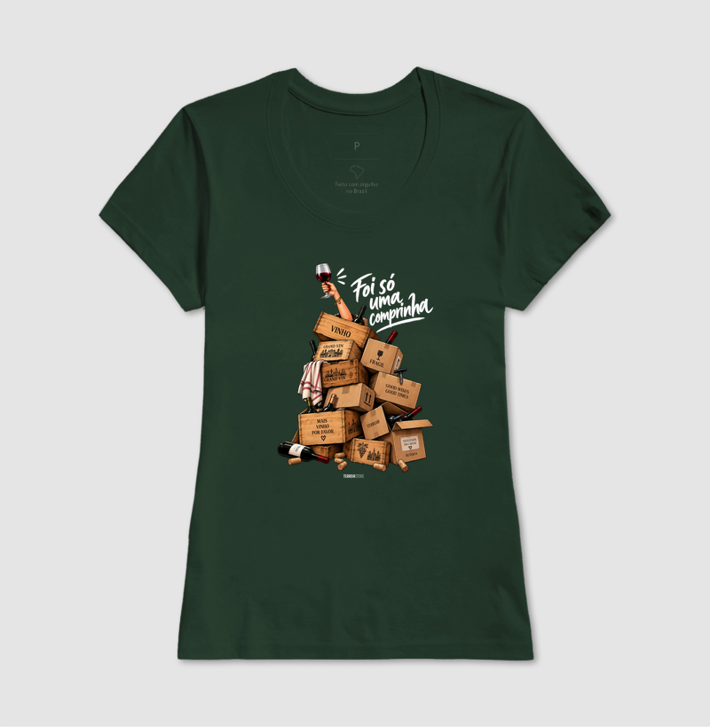 Camiseta “Mais Vinho Por Favor” – Wine Lifestyle Premium - Imagem 11