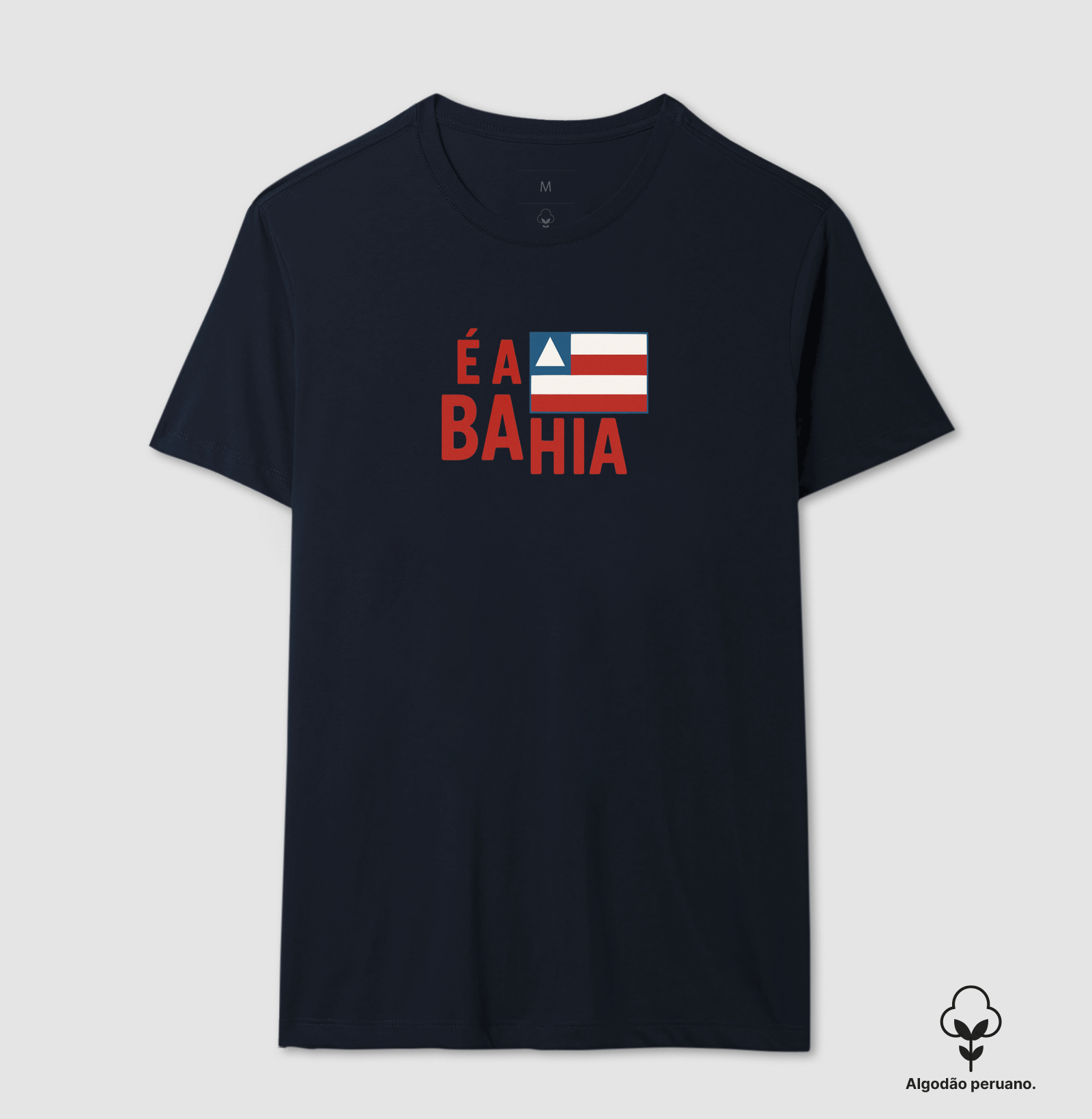 Camiseta É a Bahia. Coleção Baianês. Masculina e Feminina. Algodão Peurano - Imagem 7