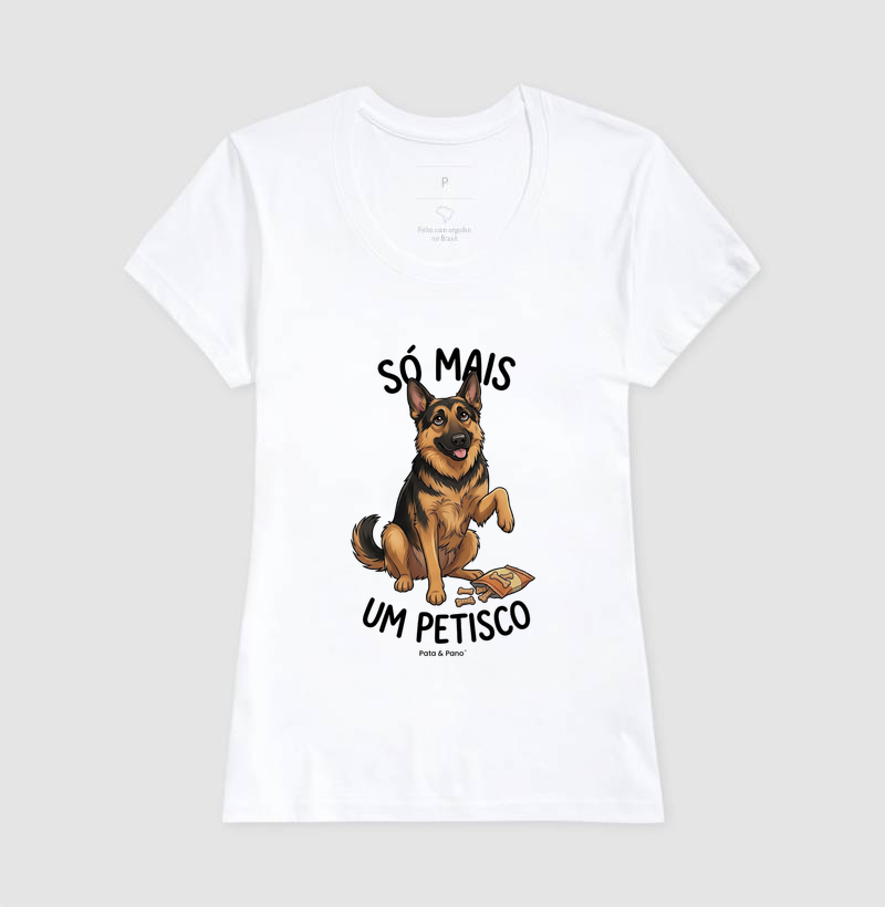 CAMISETA PASTOR ALEMÃO PETISCO - Imagem 5