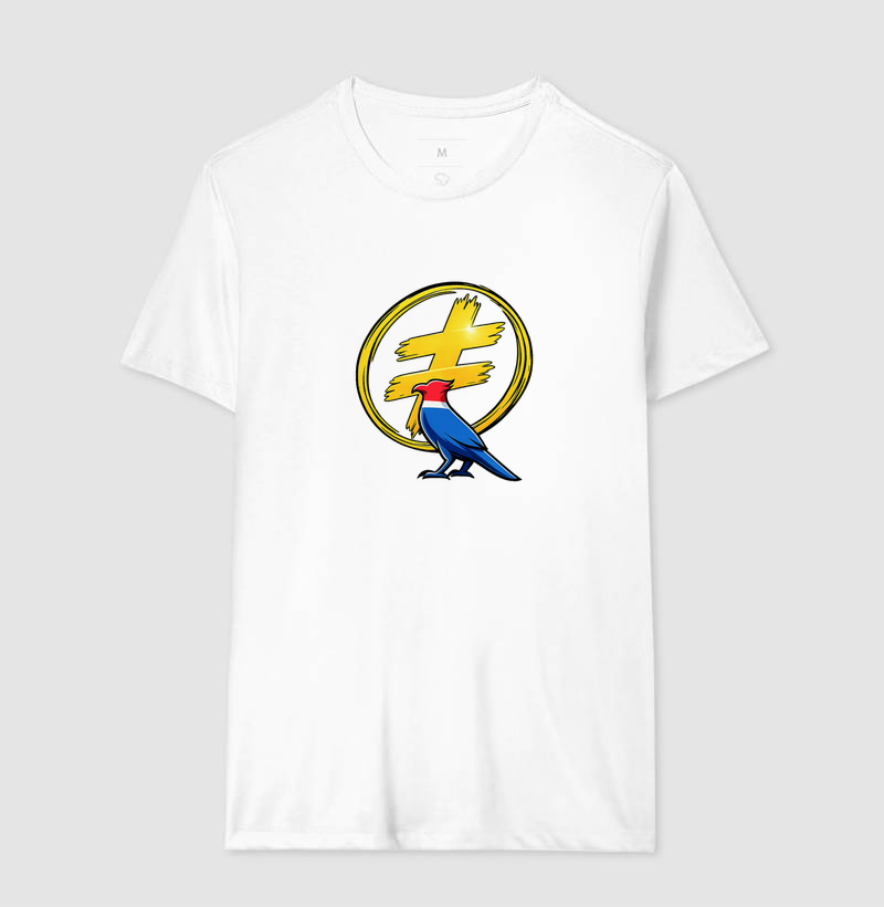Camiseta com estampa “≠” e pássaro colorido — símbolo de diversidade e liberdade. Um manifesto de orgulho e inclusão para quem acredita na força das diferenças. - Imagem 4