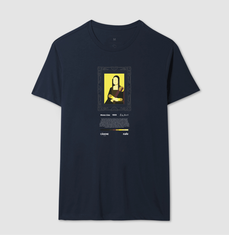 Camiseta Mona Lisa - Leonardo da Vinci - Edição Museu - Imagem 6