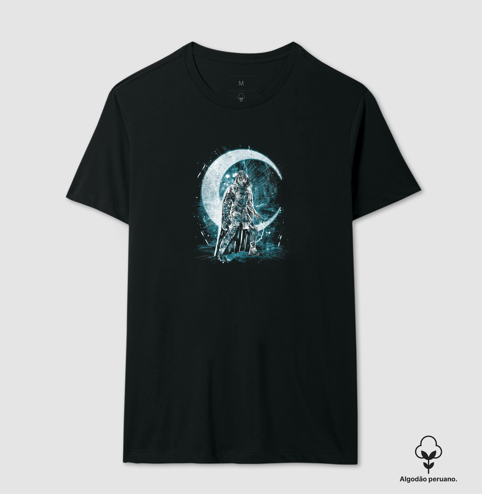 Camiseta Moon Night Storm Algodão Peruano - Imagem 2