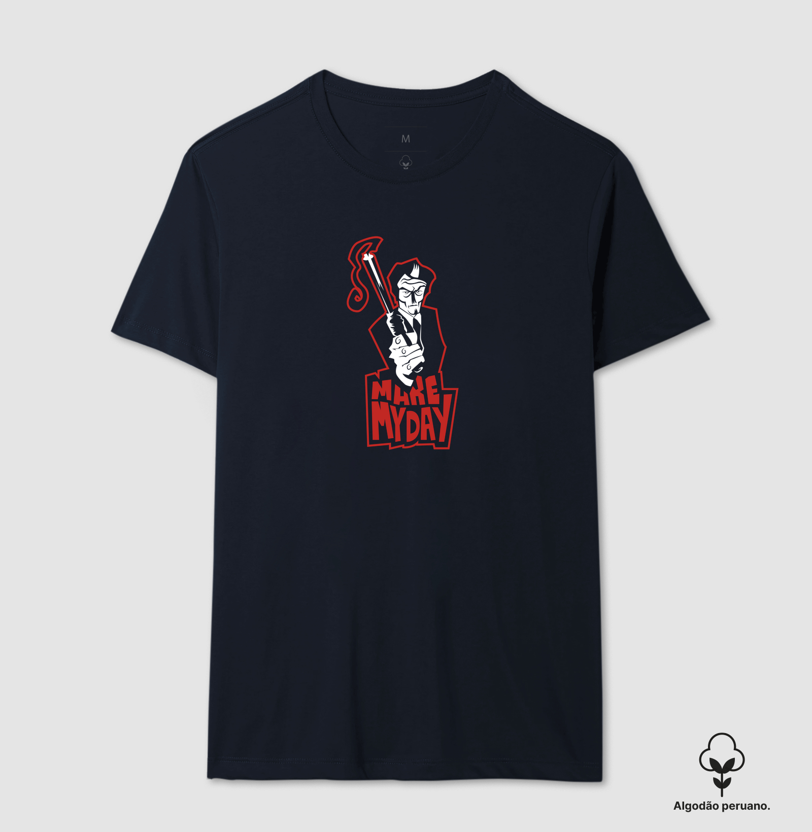 Camiseta Algodão Peruano Faça o meu dia - Imagem 3