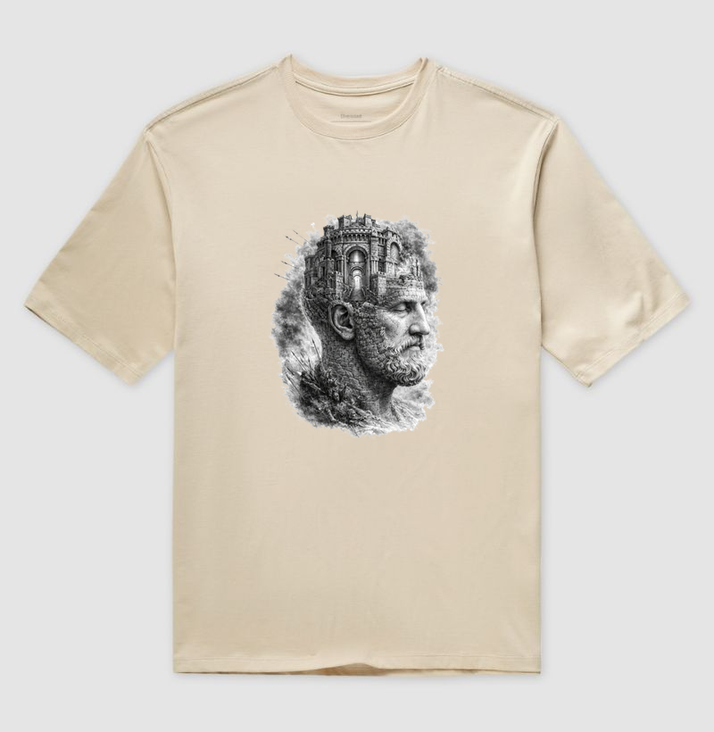 Camiseta Estoicismo "The Old Man and the Ruined Castle" - Imagem 3