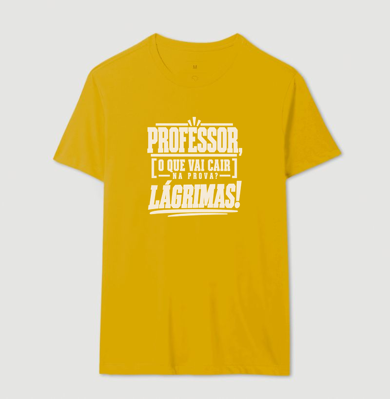 Camiseta Masculina Algodão O Que Vai Cair Na Prova - Imagem 14