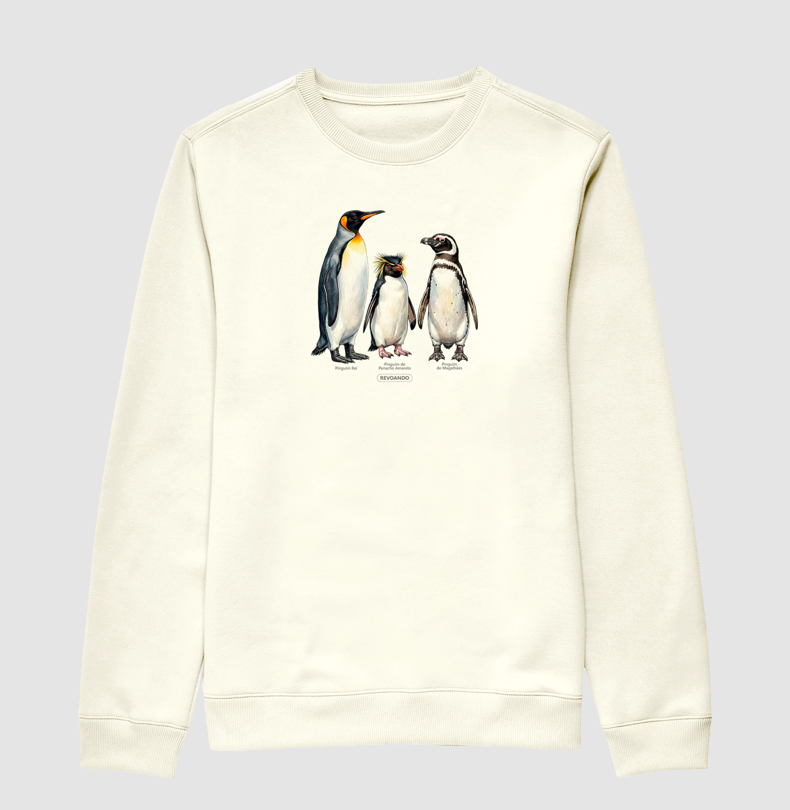 Traços Alados - Coletivo Pinguins - Moletom - Imagem 4