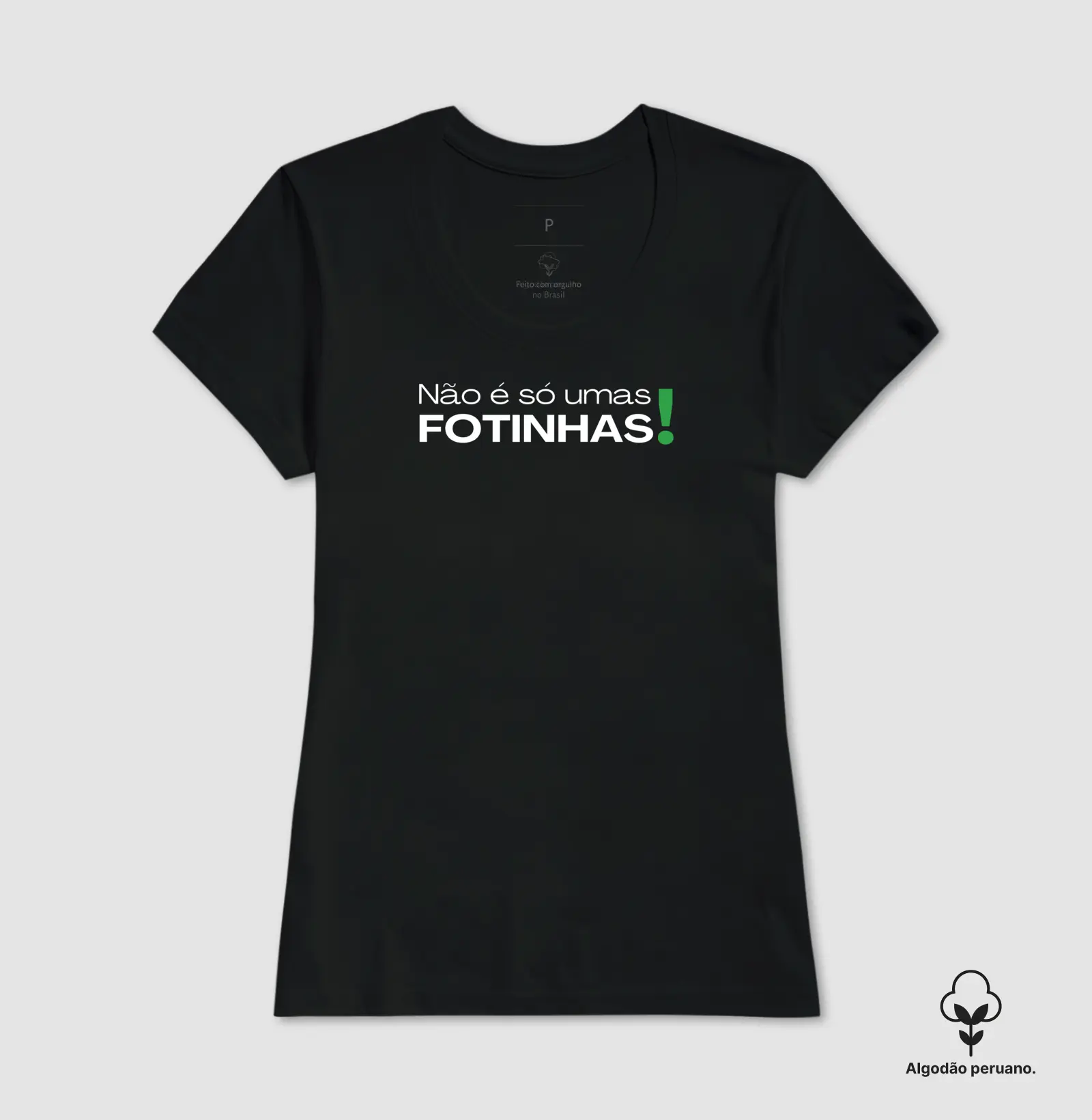 Camiseta Premium algodão Peruano, não é só umas fotinhas! - Imagem 2