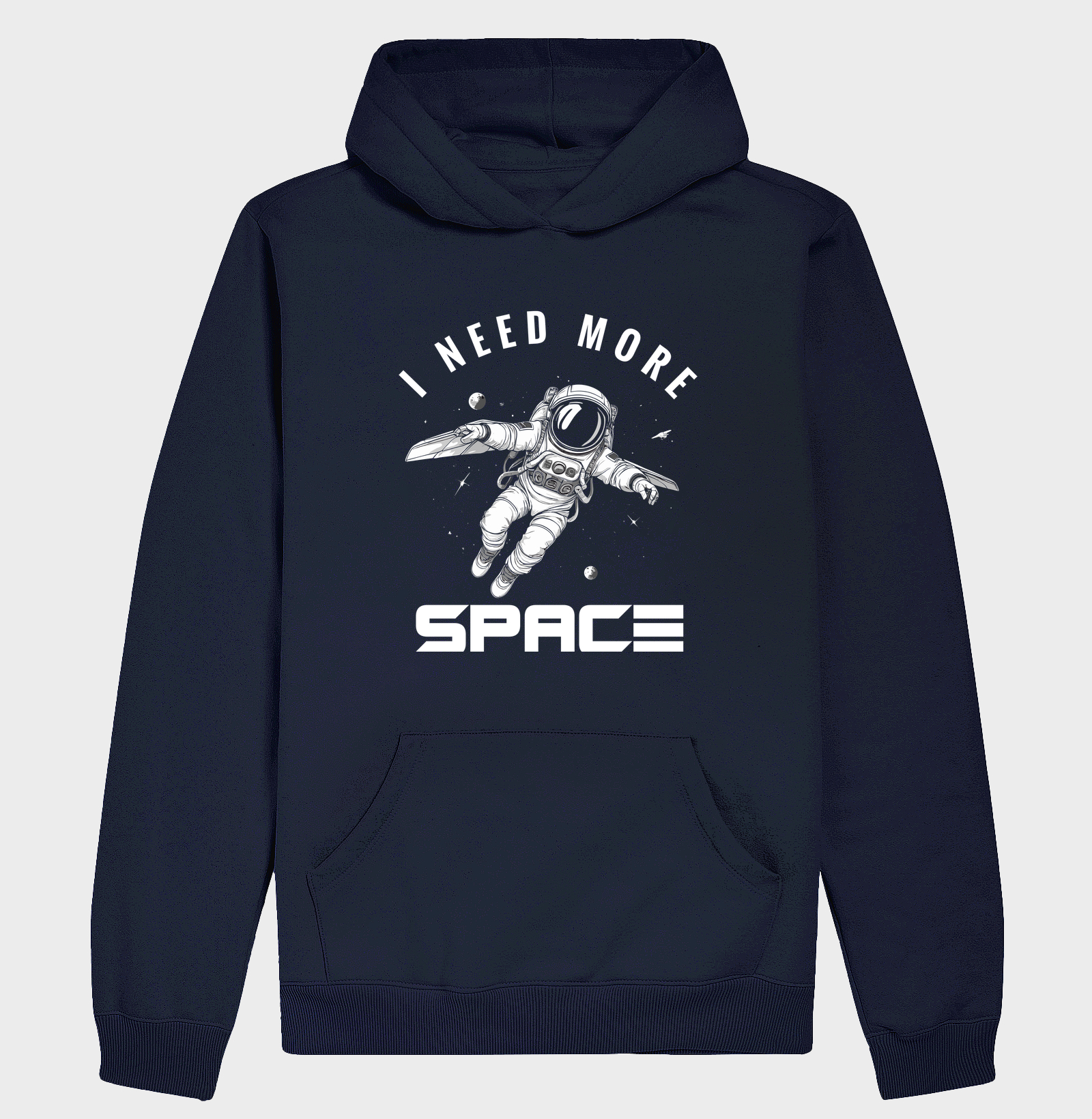 Moletom Hoodie Astronauta I Need More Space (Coleção Infinito) - Imagem 2