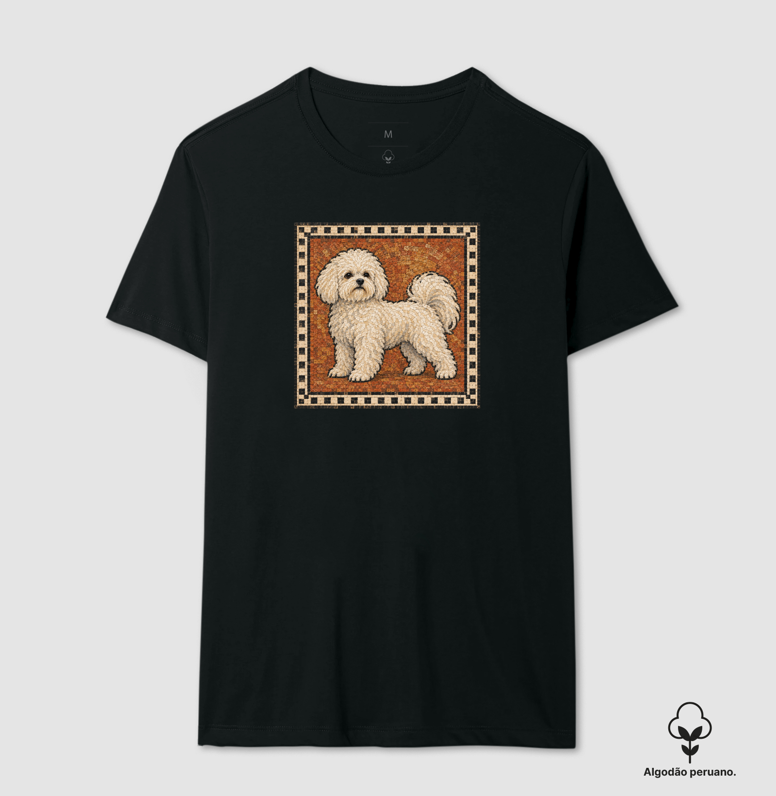 Cachorro em Mosaico Romano - Imagem 3