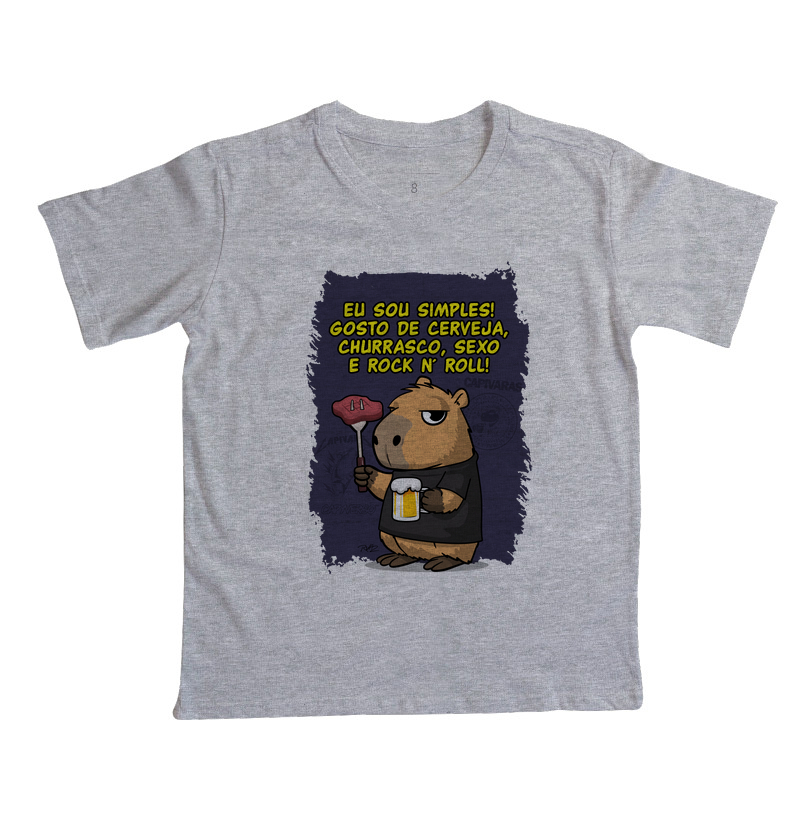 Capivara Rock Simples - Imagem 4