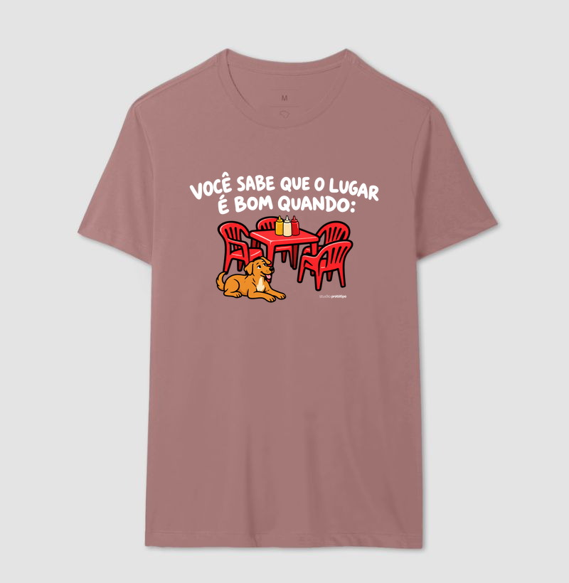 Camiseta Você Sabe Que o Lugar É Bom Quando - Imagem 15