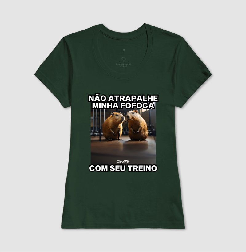 CAMISETA ACADEMIA NÃO ATRAPALHE MINHA FOFOCA COM SEU TREINO - Imagem 11