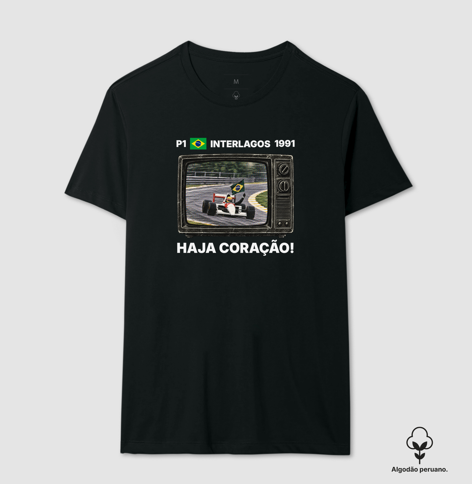 Domingo de Corrida – Camiseta Retrô TV Anos 90 Automobilismo - Imagem 8