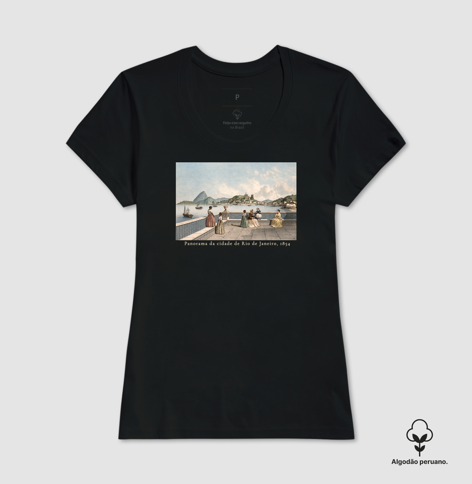 Camiseta Vistas do Rio de Janeiro — Brasil Oitocentista - Imagem 7