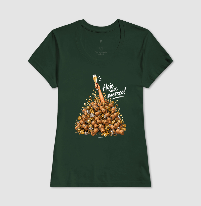 Camiseta “Hoje Eu Mereço” – Champagne Lifestyle - Imagem 11