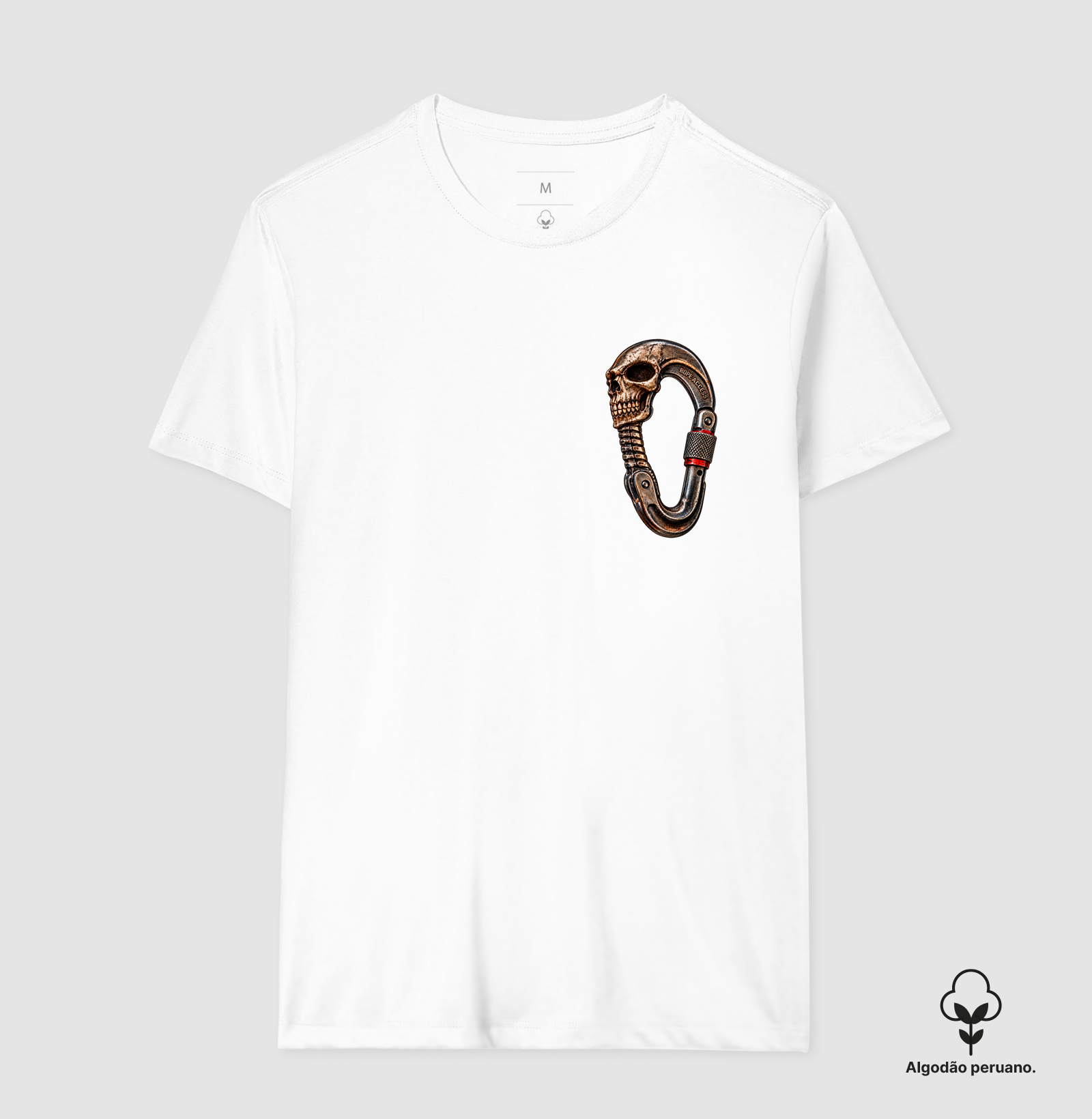 Skull Carabiner, Mosquetão no Peito - Imagem 4