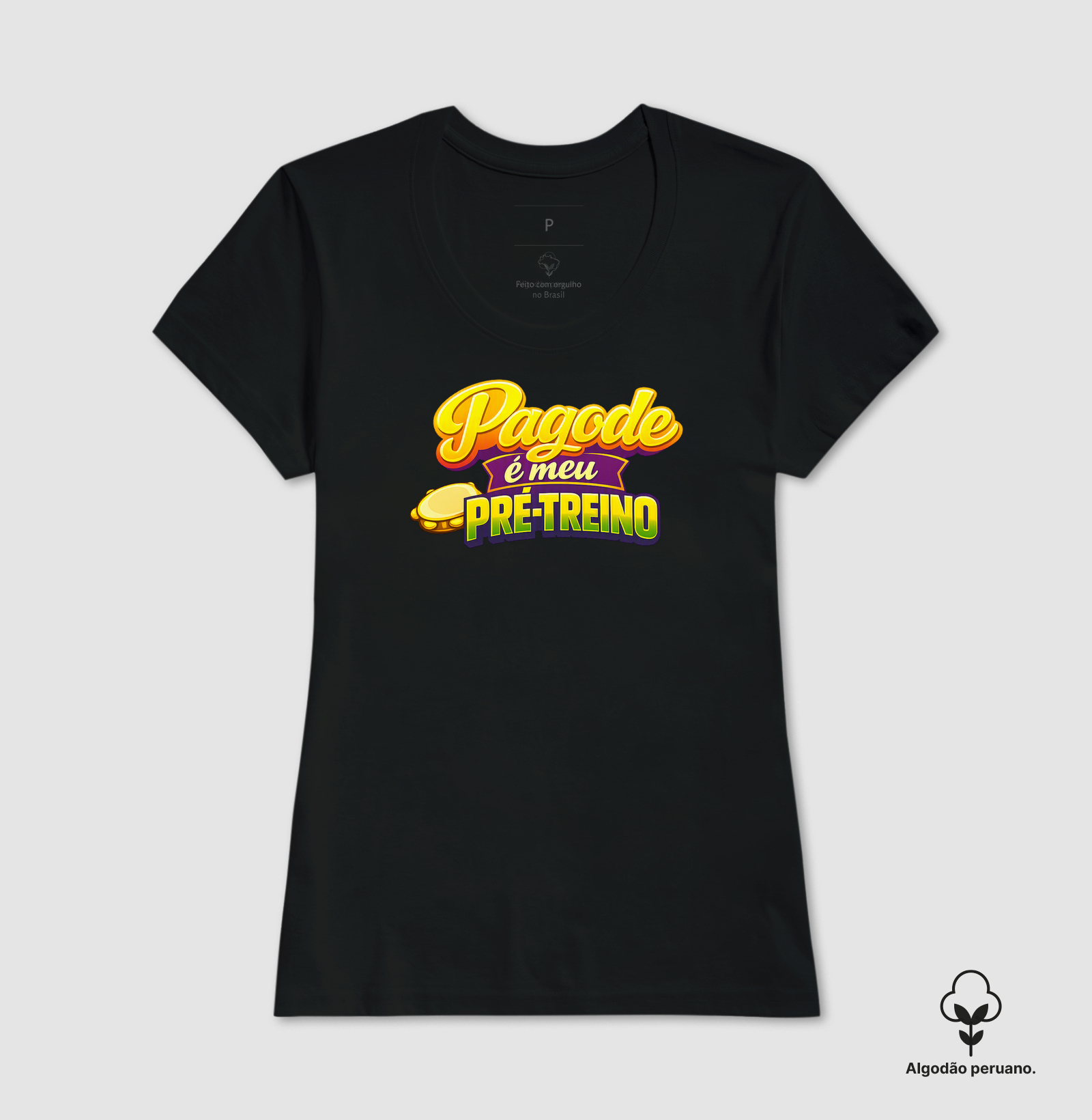 camiseta pagode é meu pré - treino - Imagem 5