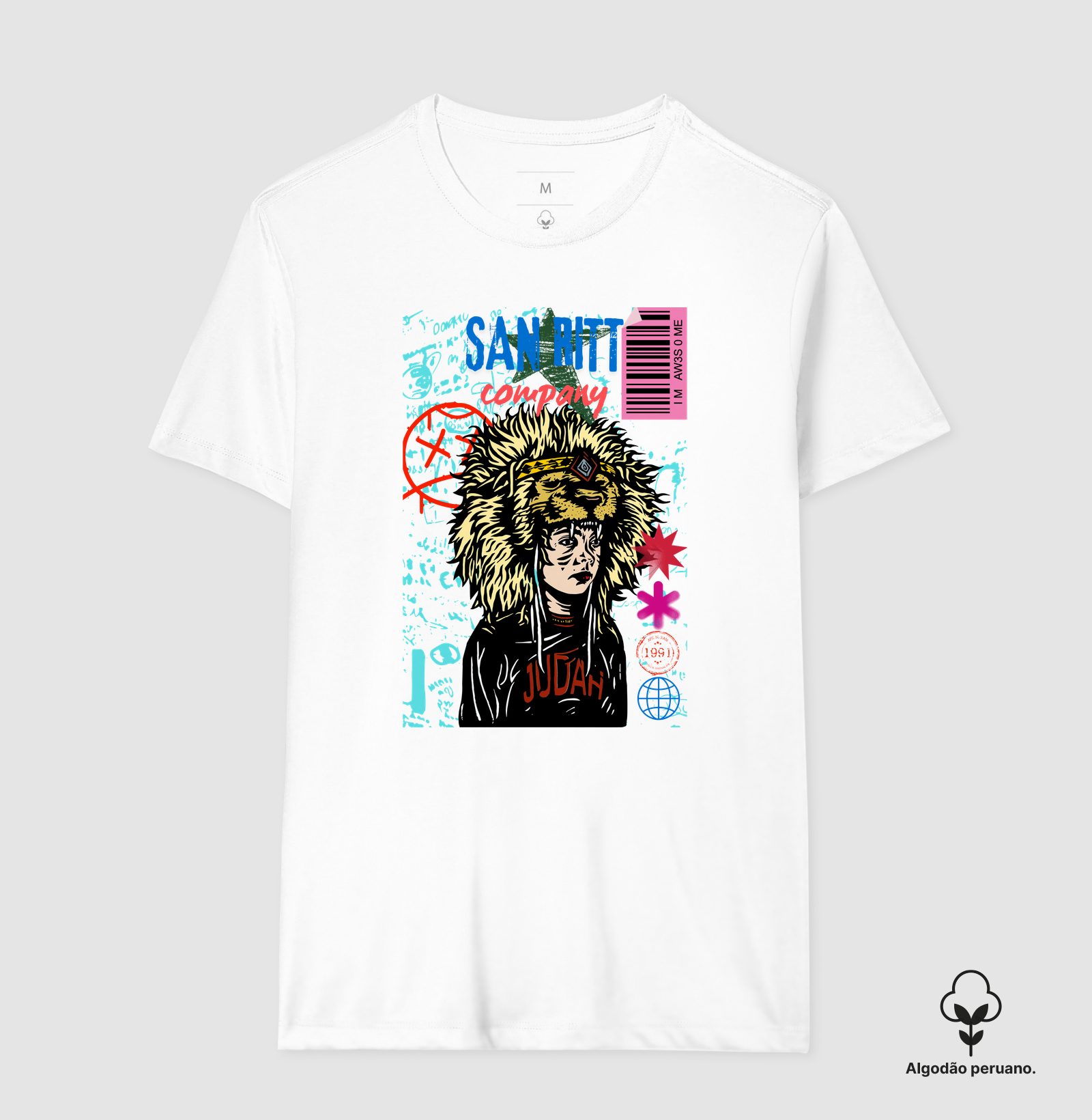 Camiseta Algodão Peruano S★R JUDAH