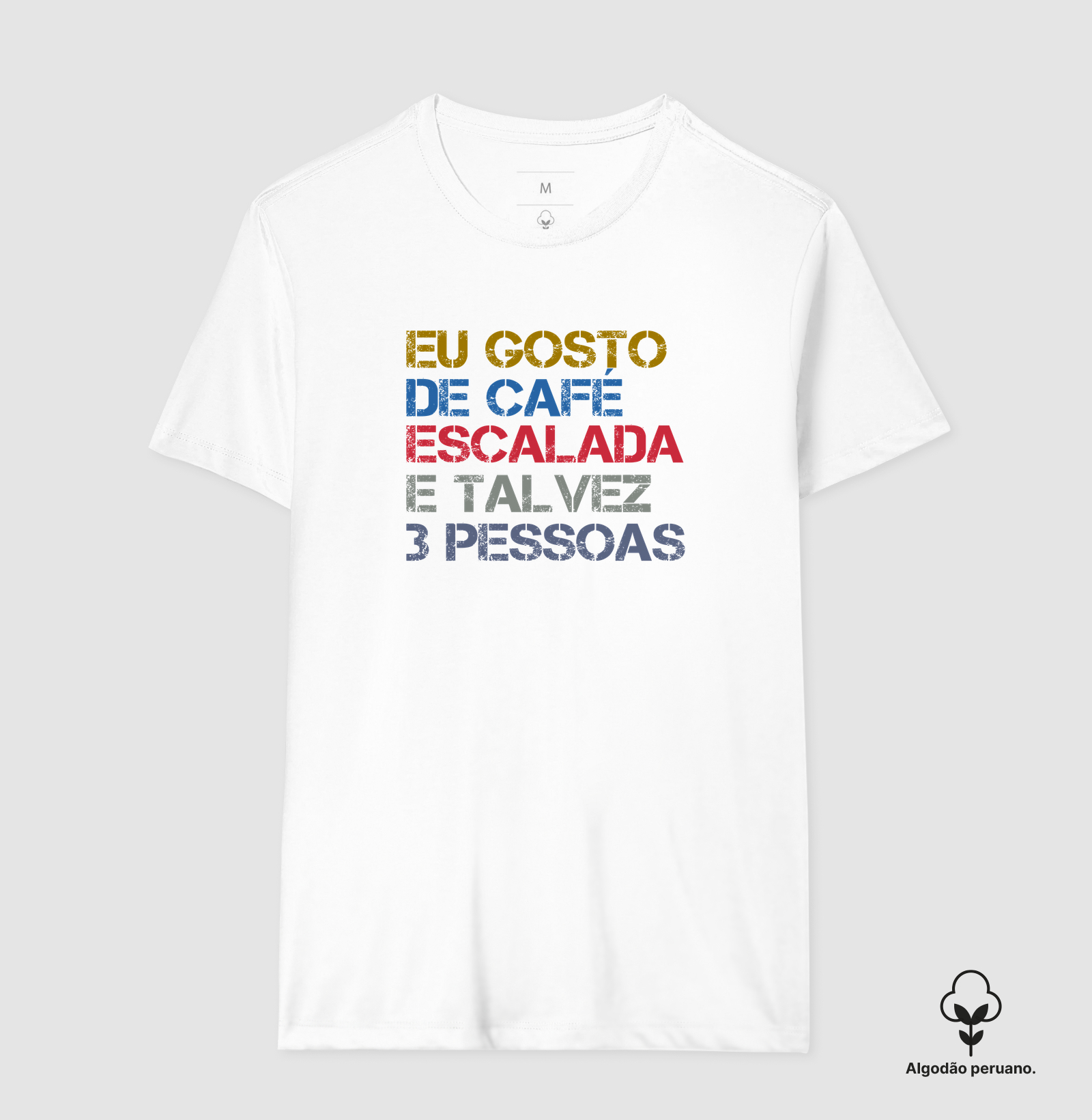 Camiseta Falésia & Magnésio | Café, Escalada & Pouca Gente - Imagem 5