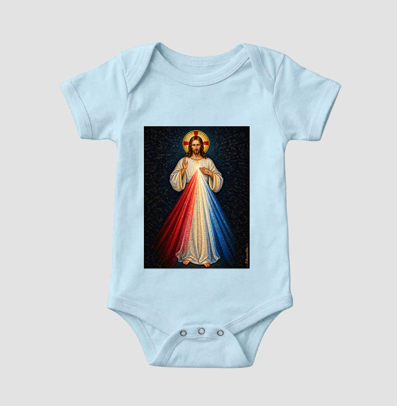 Jesus Misericordioso – Mosaico Sagrado - Imagem 4