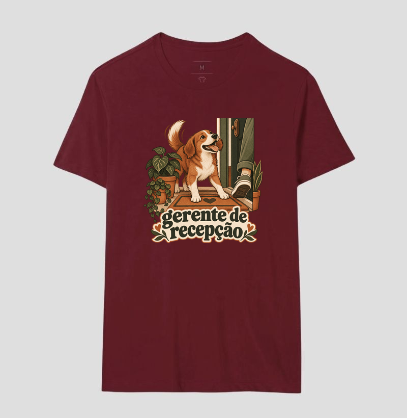 Camiseta Cachorro Recepção "gerente de recepção" | Pelo & Pano - Imagem 18