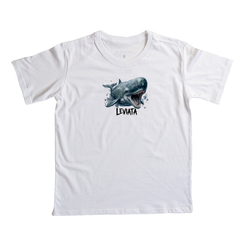  Camiseta DinossauroLeviatã Ataque Algodão Premium Dinoloco  - Imagem 2