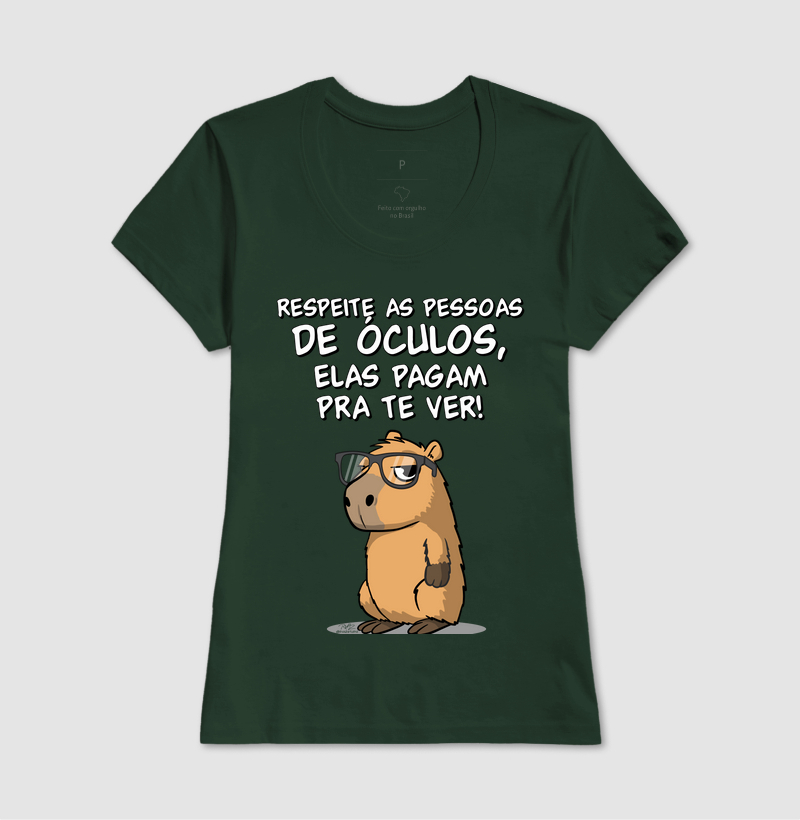 Camiseta Capivara Óculos - Imagem 13