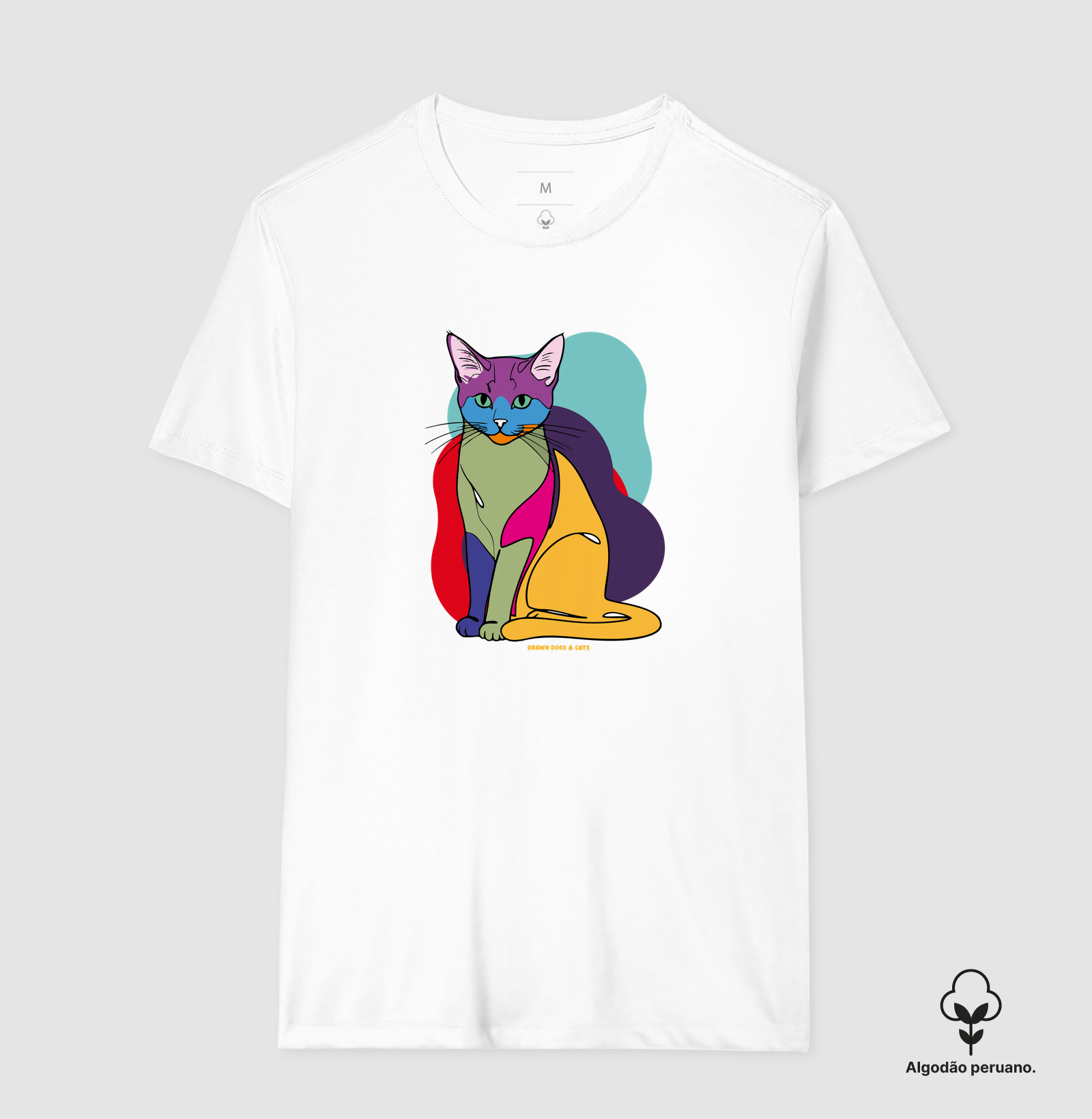 Gato e fundo coloridos - Imagem 6