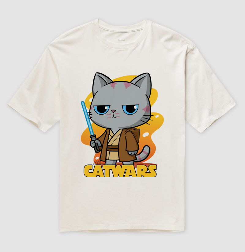 Camiseta Gato Sincero Jedi - Imagem 4