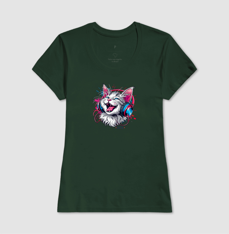 Camiseta Gato Musical - Imagem 12