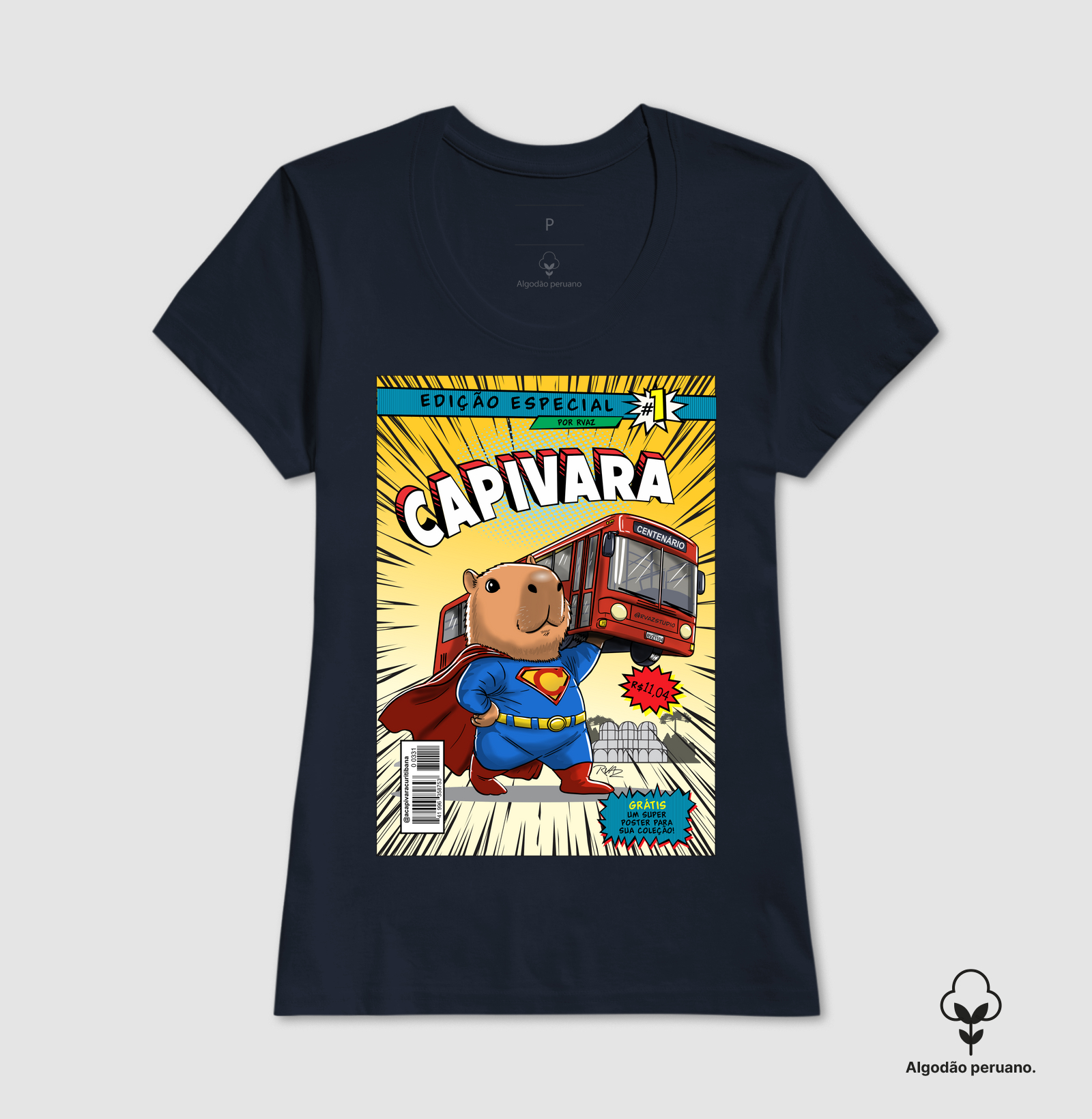 Camiseta Super Capivara - Imagem 6