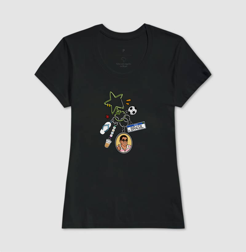 Camiseta Kaki Chaveiro Regular Fit - Imagem 3