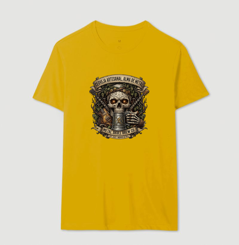 Camiseta Cerveja artesanal, alma de metal - Imagem 14