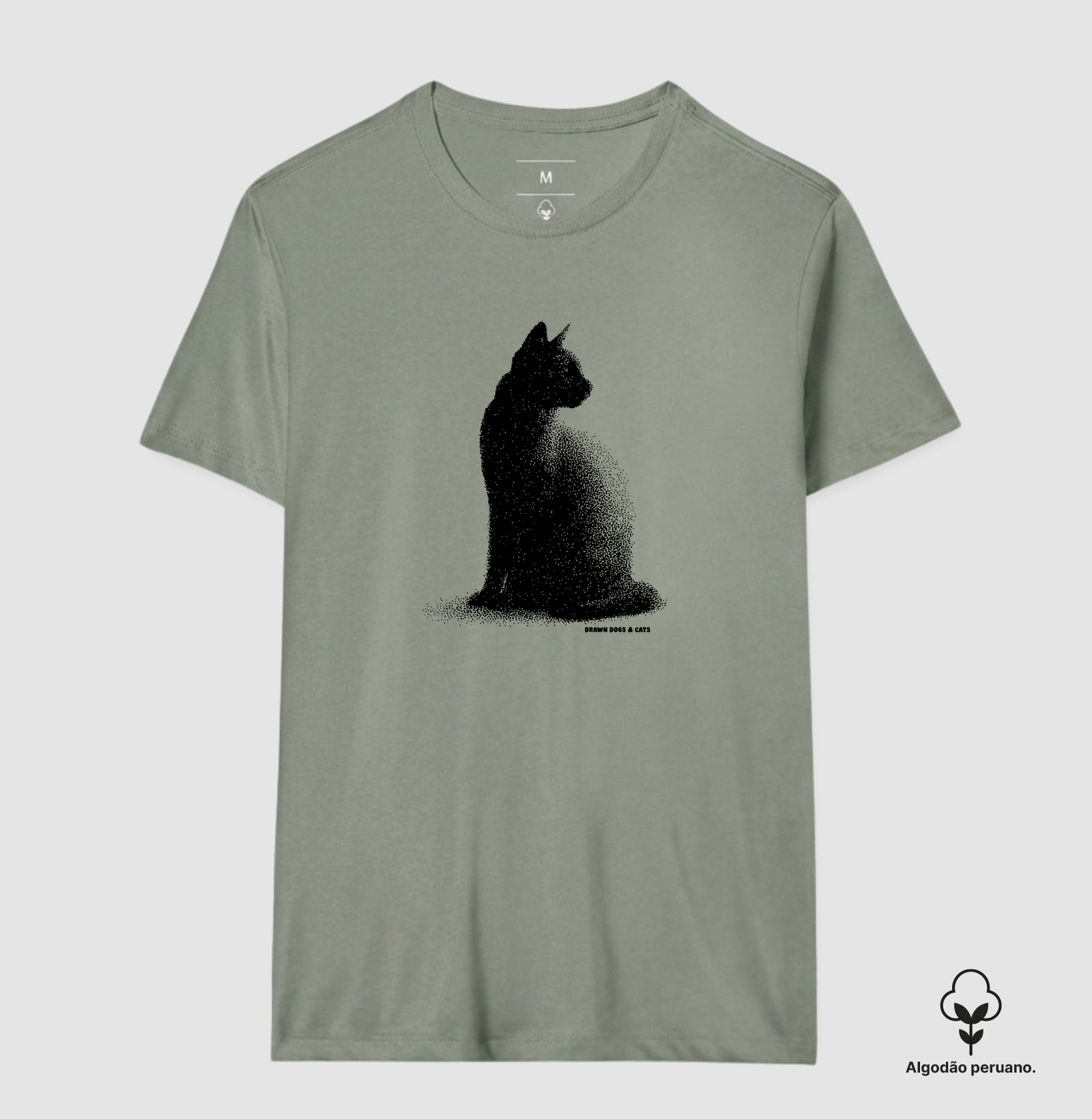 Gato pontilhismo olhando para trás - Imagem 5