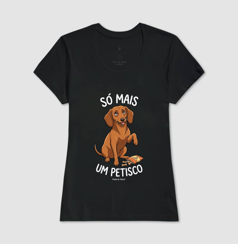 CAMISETA DACHSHUND SALSICHA PETISCO - Imagem 3