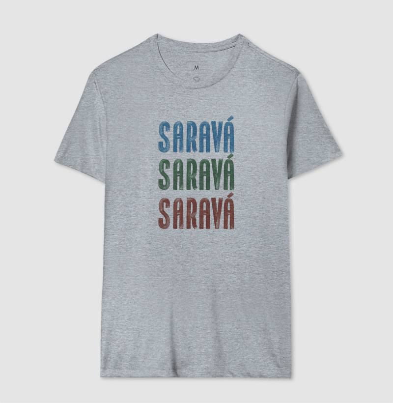 Camiseta Branca Unissex Saravá Brasilidades 100% Algodão - Imagem 5