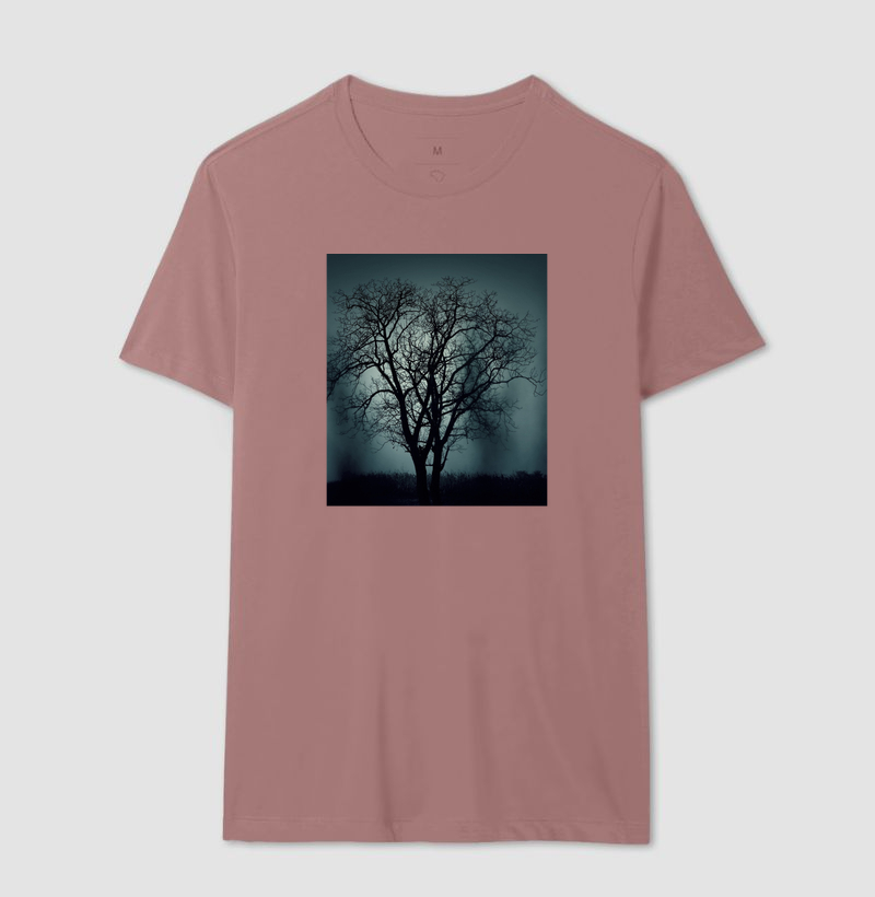 O Invisível que Sustenta | Camiseta Árvore na Névoa - Imagem 9