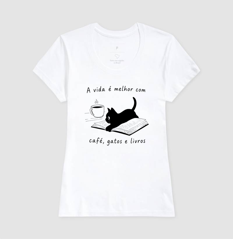 A Vida é Melhor com Café, Gatos e Livros - Imagem 5