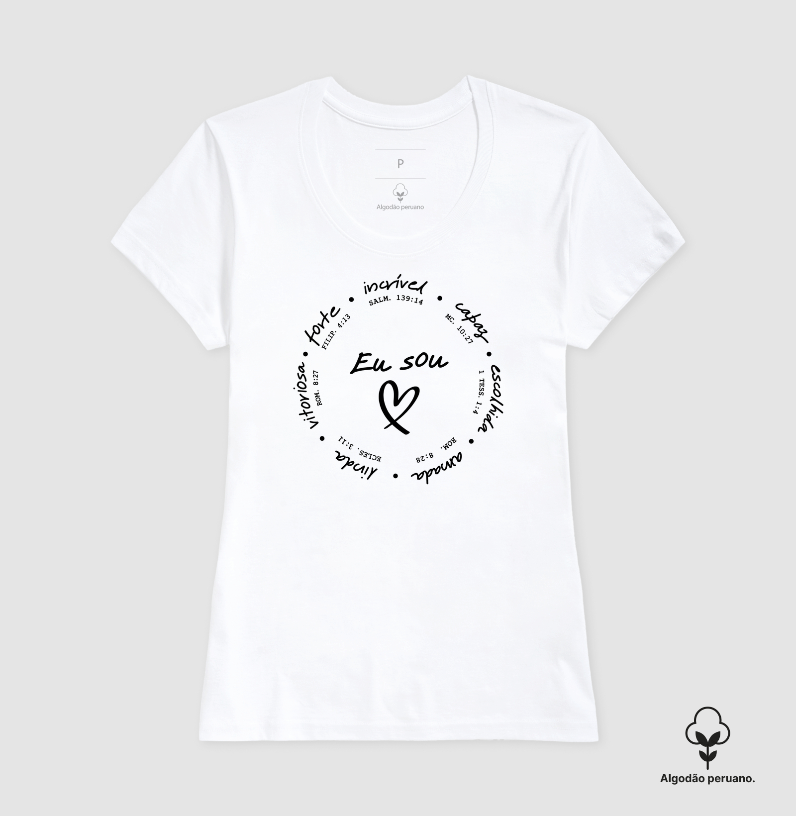 Camiseta Cristã Eu Sou - Imagem 2